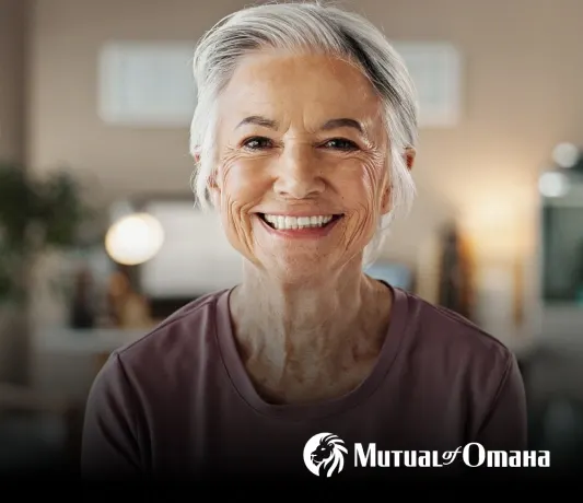 Mutual of Omaha Dentist Howell – older patient at a checkup with Riverpark Dental of Howell