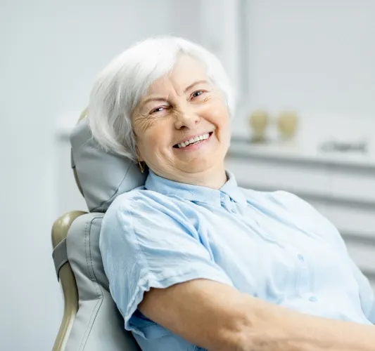 Root Canal Dentist Howell – dentist explaining a root canal X-ray to a patient at Riverpark Dental of Howell
