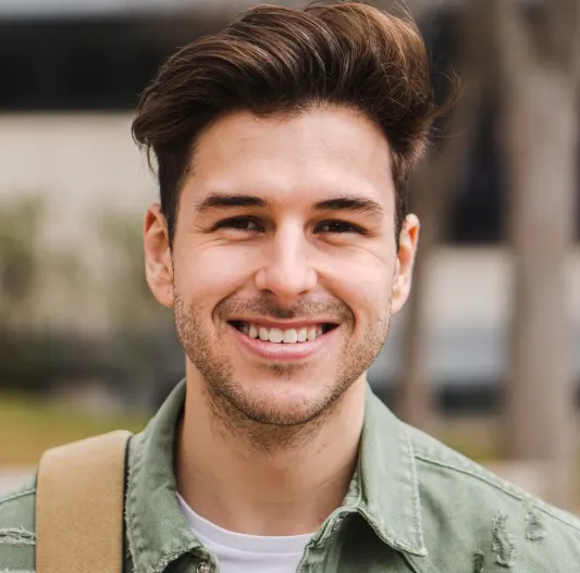 Teeth Whitening Howell – patient smiling after professional whitening at Riverpark Dental of Howell
